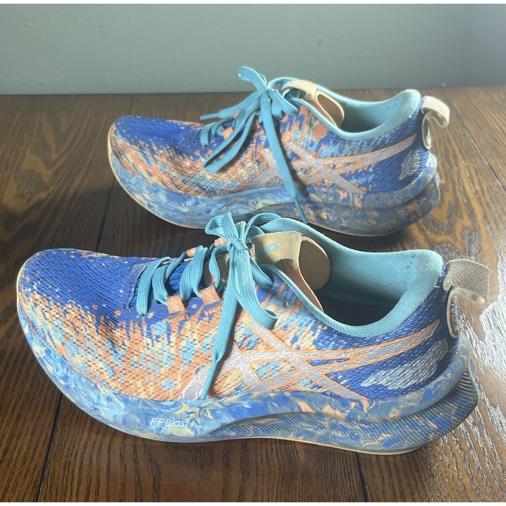 ASICS Noosa Tri 16 Nature Blue Faded Orange Women's Size 6 1012B675